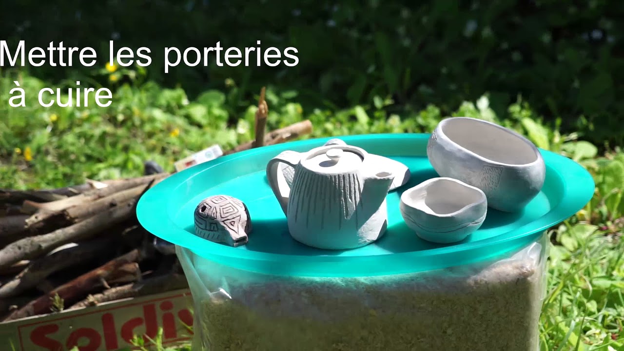 Cuisson sciure de bois