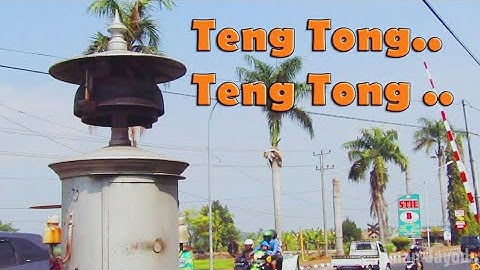 Lonceng UNIK Perlintasan Kereta Api Indonesia [Kompilasi Bel Genta]