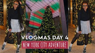 VLOGMAS 2020 DAY 4 | NYC VLOG | ROCKEFELLER TREE LIGHTING, NEW YORK CITY ADVENTURE | KENSTHETIC