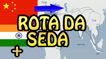 Quais pontos ligavam a Rota da Seda?