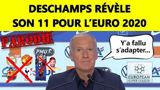 [Parodie] ⚽ Didier Deschamps annonce sa liste pour l'Euro 2020 🇫🇷