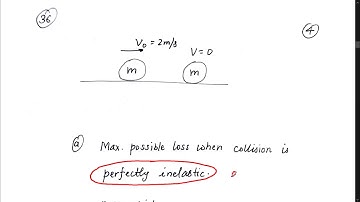 H.C.Verma Chapter 9 || Centre of Mass, Linear Momentum and Collisions || Q35, 36, 37 Solution