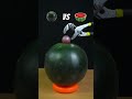 Watermelon vs 1000℃ Red Hot Metal Ball #experiment #asmr #satisfying #hotball #oddlysatisfying