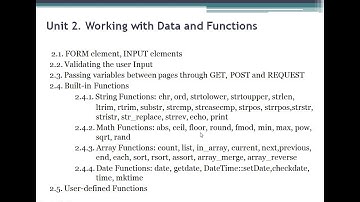 TYBCA SEM 5 PHP SYLLABUS DISCUSSION