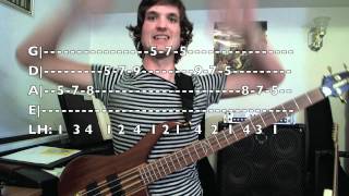 Dorian Scales for Bass (plus Funk Jam) chords