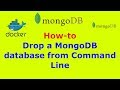 How to drop a MongoDB database from Command Line