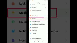 How To Enable Auto Rotate Screen In Redmi || auto rotate screen settings #shorts #viralshotrs