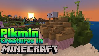 Pikmin Creatures In Minecraft! Creative World Showcase