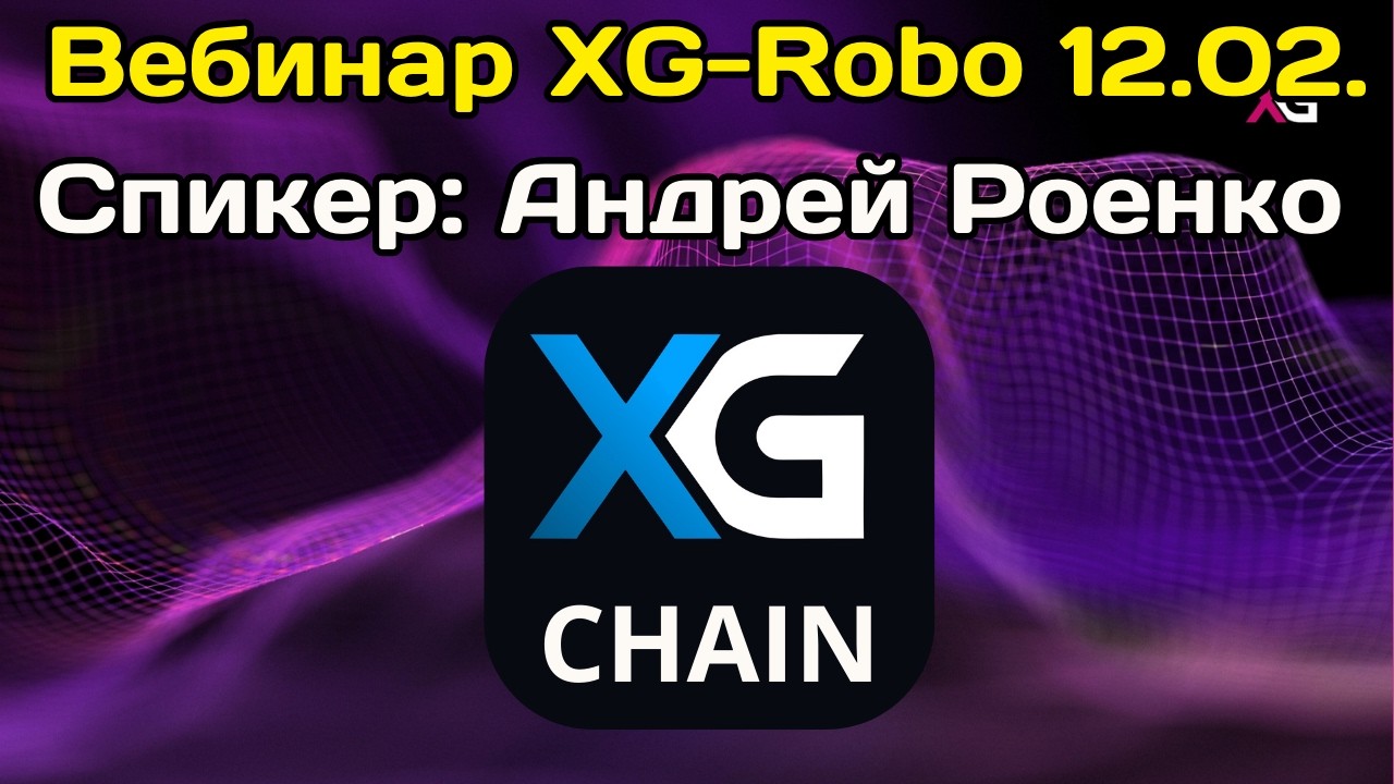 XG-Robo. Вебинар от 12.02. Возможности пассивного дохода. Токены XGR и PXG.
