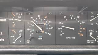 DeLorean DMC-12 odometer over 99.999,99
