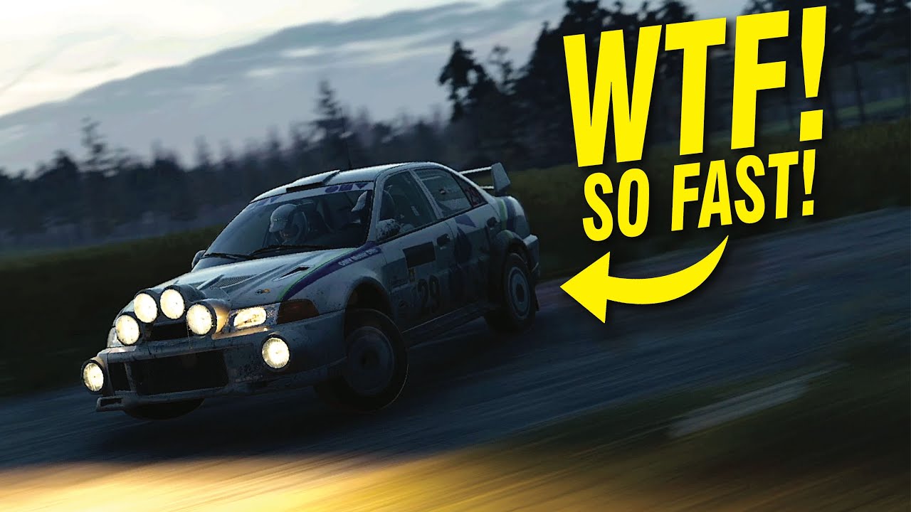 NIGHT TIME RALLY w/ This INSANE Mitsubishi Lancer!