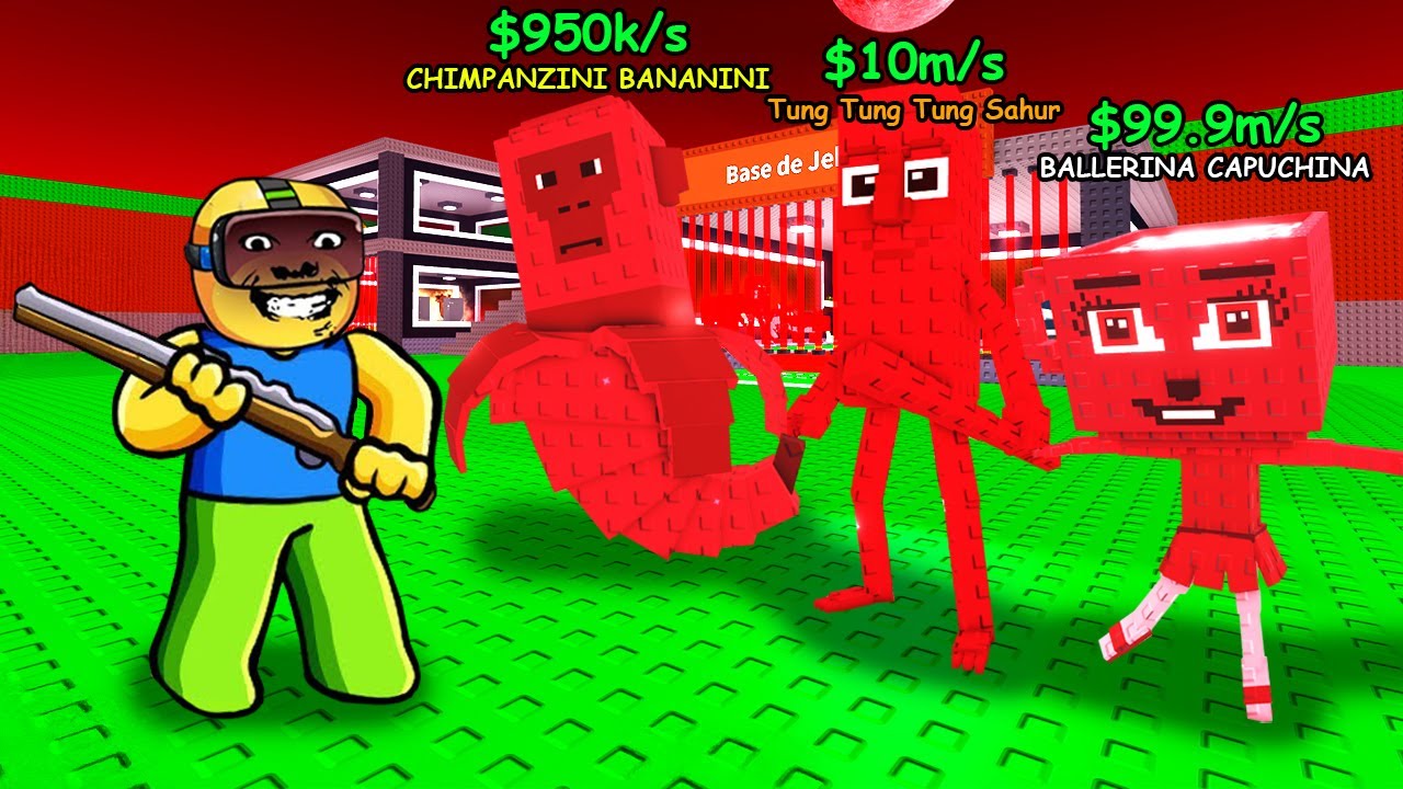 HE ROBADO LOS MEJORES BRAINROTS LUNA SANGRIENTA en Roblox