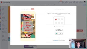 Burger Shop Part 2 - How to make a game in Thunkable.