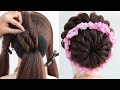 easy going juda hairstyle for bridal | hairstyle for saree look | hairstyle for ladies | hair bun