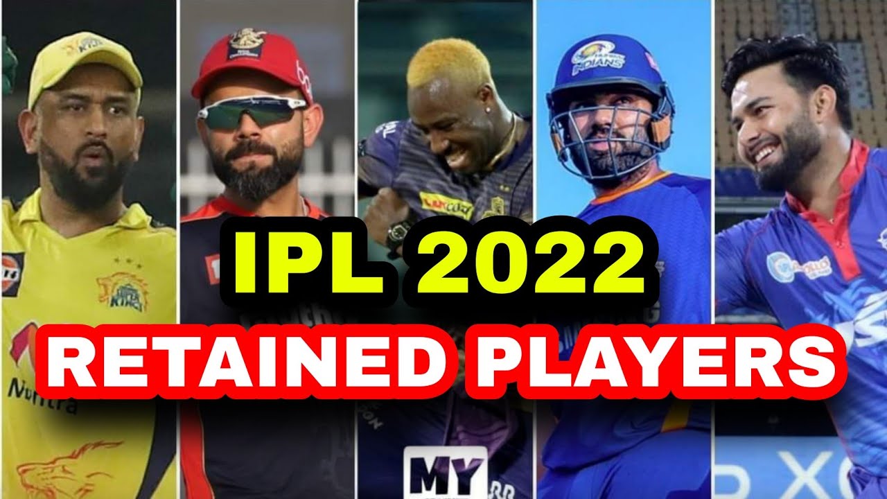 IPL 2022 - Retained Players List For Mega Auction | Ipl 2022 All Team Retained Players