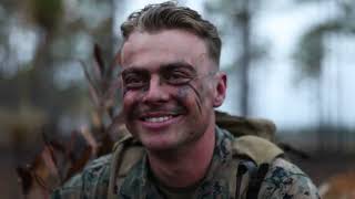 U.S. Marine Corps Lance Cpl. Dylan Hamblin, of Cincinnati, Ohio, an assistan