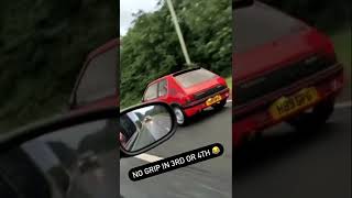 Peugeot 205 K20a2 - traction issues 🇫🇷🔊🔊🔊🔊💨😂