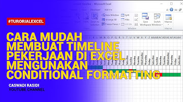 Cara Membuat Timeline Pekerjaan di Excel Menggunakan Conditional Formatting