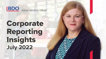 July 2022 - Corporate Reporting Insights