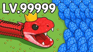 💥Lv1에서 Lv99999까지 단 10분! 전설의 뱀게임🐍 (누구도 못 막는다) Snake Clash Game screenshot 1