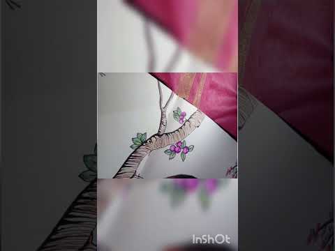 maii lapataa ♥️|| peacock with ball pens 🌈 || peacock|| colours |