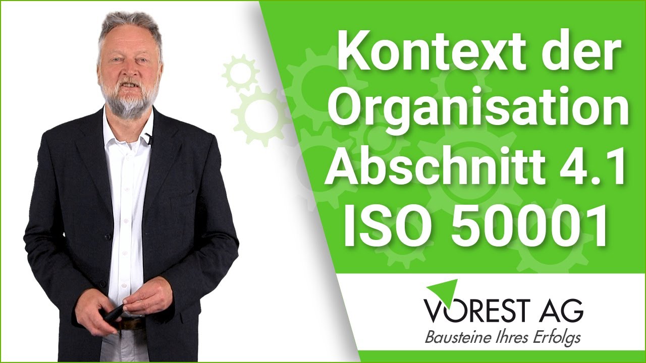 Was ist der Kontext der Organisation im Abschnitt 4.1 eines Energiemanagement Systems nach ISO 50001