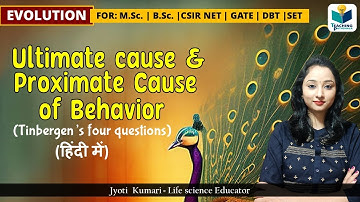 Ultimate & Proximate cause of Behavior || Evolution & Animal behavior || CSIR NET JUNE 2024
