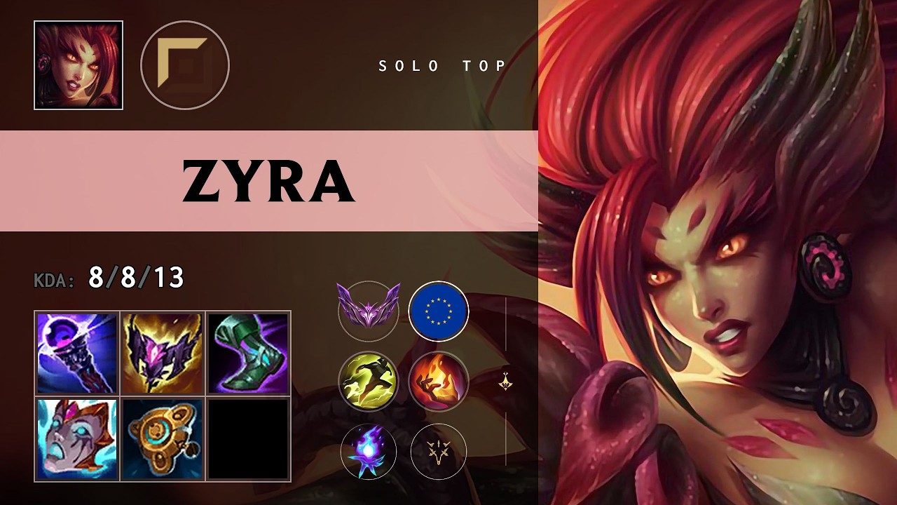 Zyra Top vs Sion - EUNE Master Patch 26.16
