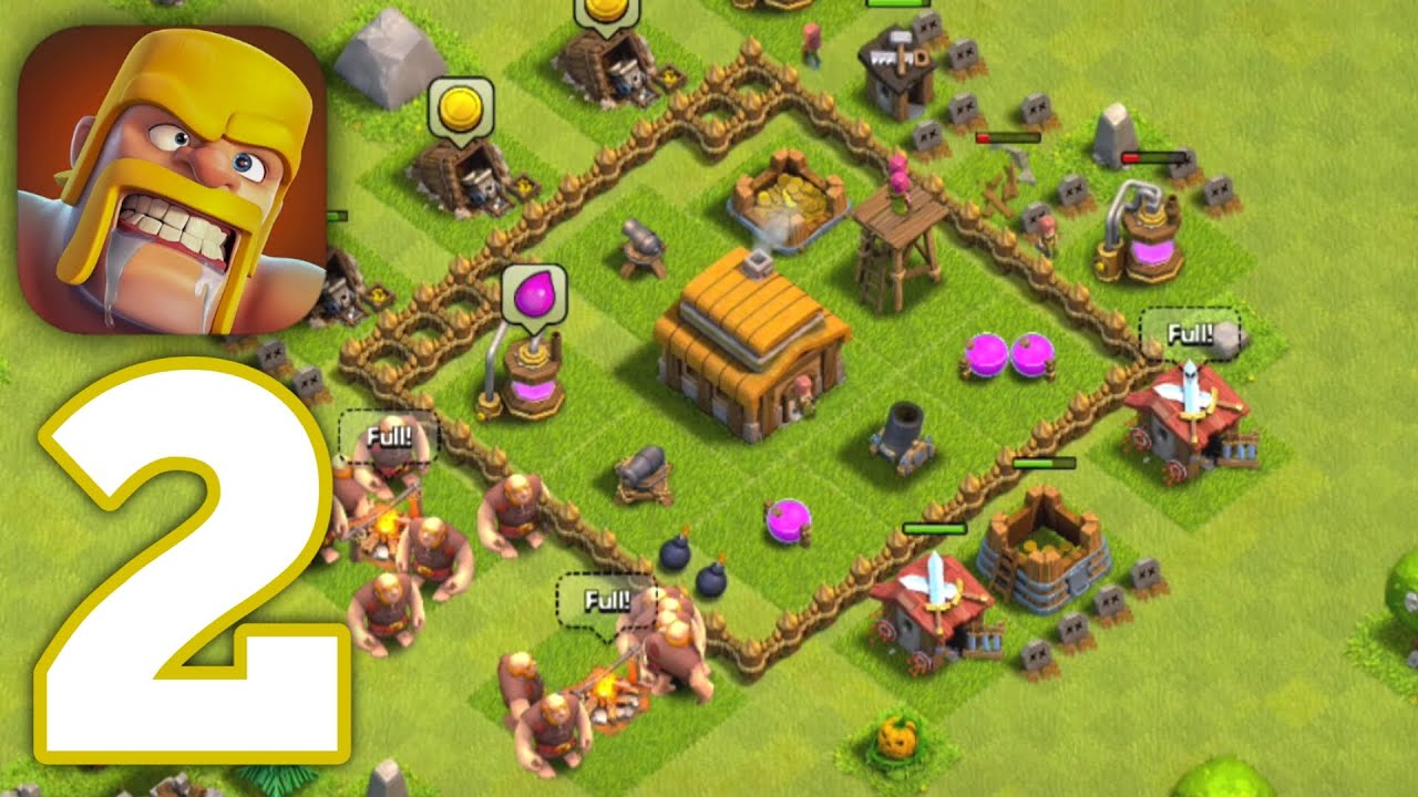 Clash of Clans - Gameplay Walkthrough Episode 2 (iOS, Android)