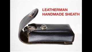 How I made Leatherman Sidekick Leather Sheath      Leatherman Sidekick Echt Leder Etui Hülle Holster