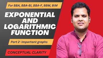 Exponential and Logarithmic Function Part 2 - For BBA/ BBA-BI/ BBA-F/BIM/BBM First semester