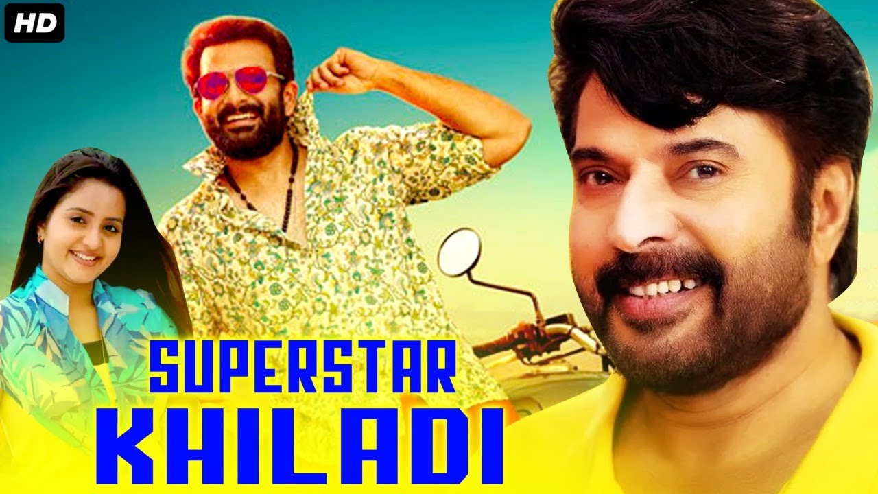 SUPERSTAR KHILADI Full Action Romantic Movie Hindi Dubbed | South Movie |Prithviraj Sukumaran, Bhama