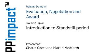 Introduction to Standstill period