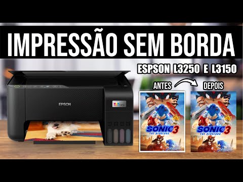 Borderless Printing Epson L3250 and L3150