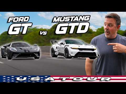 Ford GT vs Mustang GTD! *USA GTD Tour LAUNCH!*