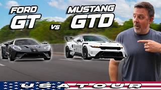 Ford GT vs Mustang GTD! *USA GTD Tour LAUNCH!*