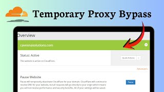 How to pause a domain from Cloudflare (Service Suspension)