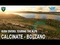 MSFS TOURING THE ALPS |  CALCINATE - BOLZANO -  FT. BUSH DIVERS