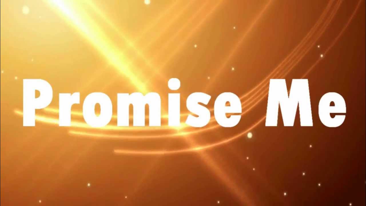 Anything promise. I promise. promise sign.