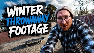 Raw Winter Skateboarding Throwaway Clips
