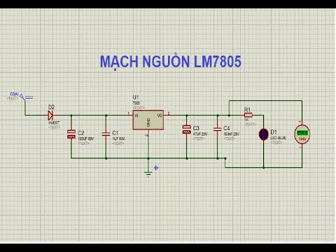 Video Thiết Kế Mạch Nguồn LM7805 - youtube