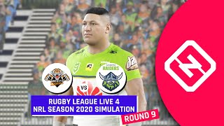 Nrl 2020 | wests tigers vs canberra raiders round 9 rugby league live
4 simulation