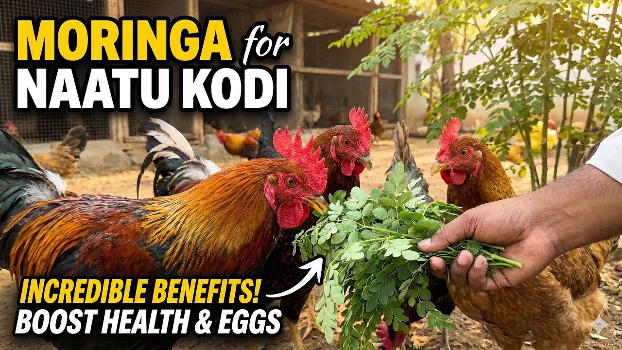 Moringa Leaves Benefits for Naatu Kodi | Country Chicken Farming Tips
