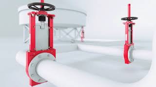 Wafer Knife Gate Pinch Valve for the Toughest Slurries and Abrasive Applications
