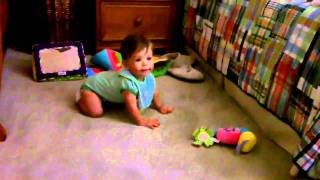 Ryan Crawling Across Her Room