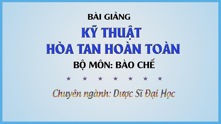 Hình ảnh về hòa tan các chất hóa học