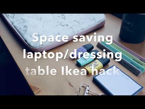Space Saving Laptop Dressing Table Ikea Hack Take It From Mummy