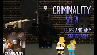 ROBLOX CRIMINALITY NEW UPDATE! | LIMITED AKM ANIMATION SHOWCASE   VIP SERVER CLIPS!