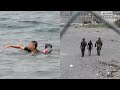 Teenage Migrant Uses Plastic Bottles to Swim to Spain