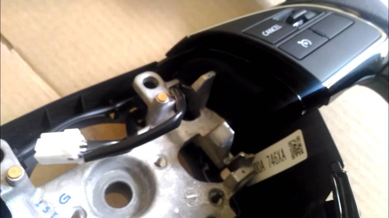 Установка кнопок на руль Mitsubishi ASX 2013г. - Mitsubishi ASX, 1,8 л, 2013 год